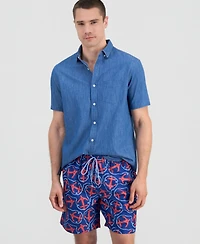 Club Room Men's Anchor Rope 7" Swim Trunks, Macy's Exclusive