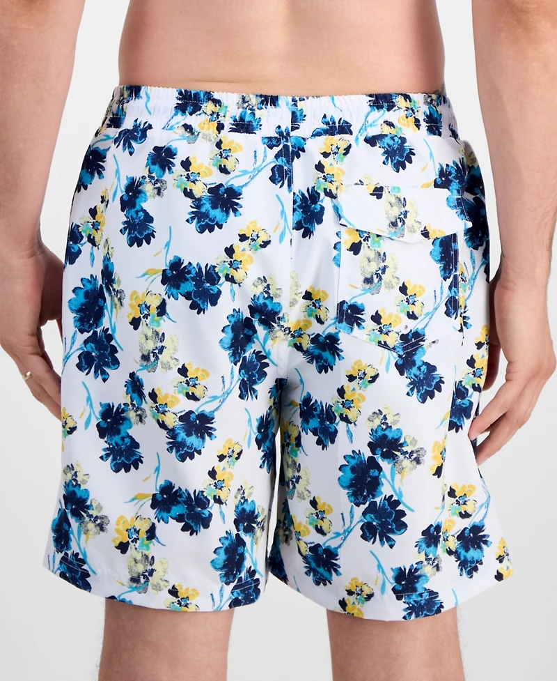 Club Room Men's Casale Floral Swim Trunks, Macy's Exclusive