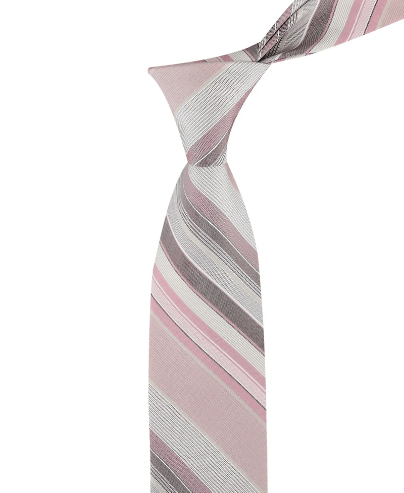 Calvin Klein Men's Fabre Stripe Pattern Tie