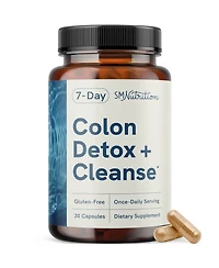 SMNutrition 7 Day Colon Cleanse & Detox Capsules, 30ct