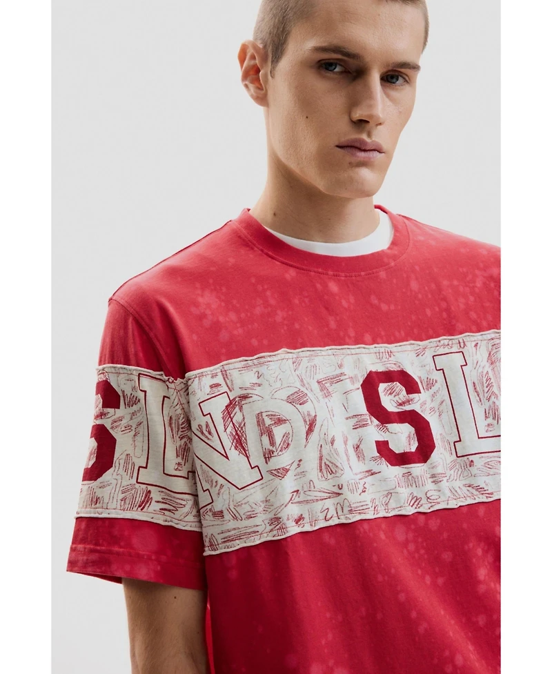 Desigual Men's Printed knit t-shirt