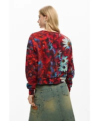 Desigual Women's Heart Printed Sweatshirt