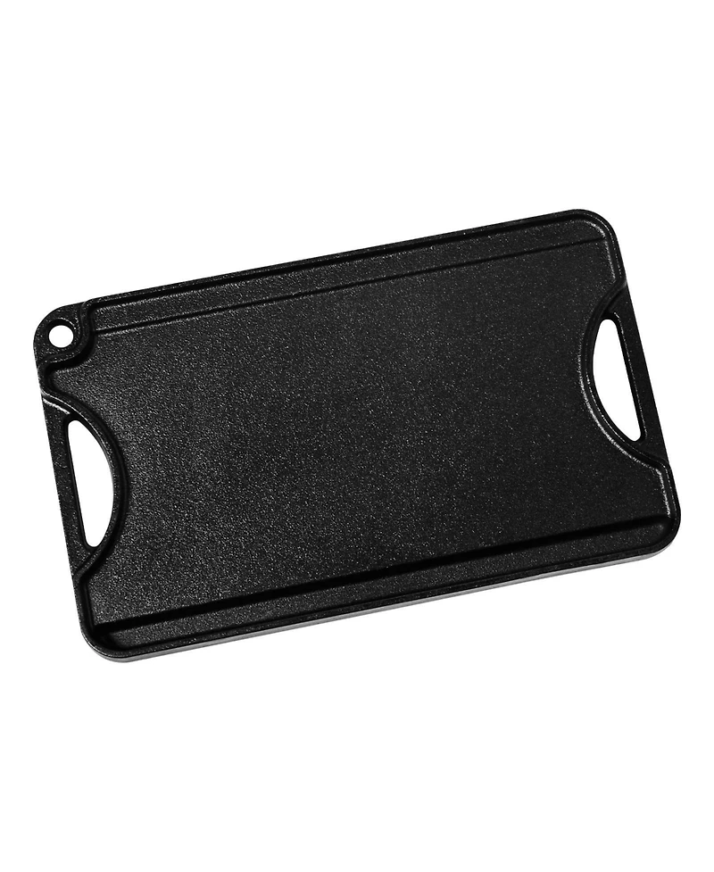 ecooso Cast Iron 14" x 8.5" Reversible Grill/Griddle Pan