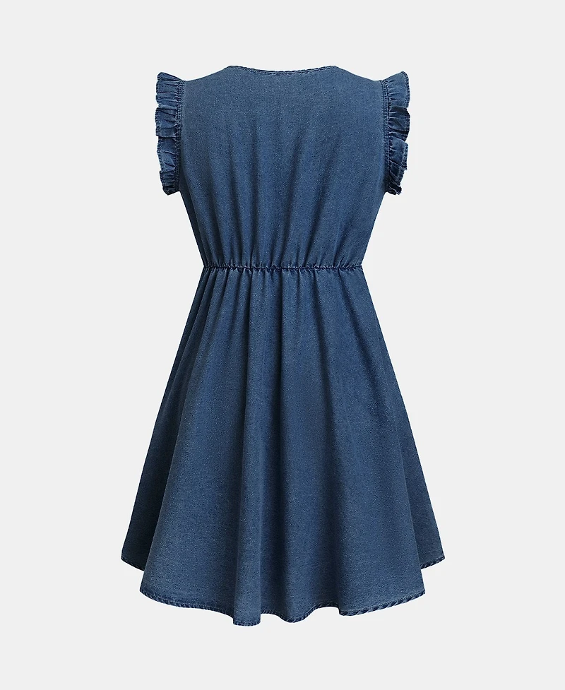 Cupshe Women's V-Neck Ruffle Mini Dress