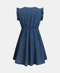 Cupshe Women's V-Neck Ruffle Mini Dress