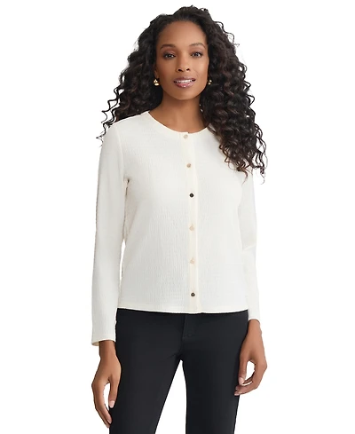 Jones New York Women's Button-Front Cardigan