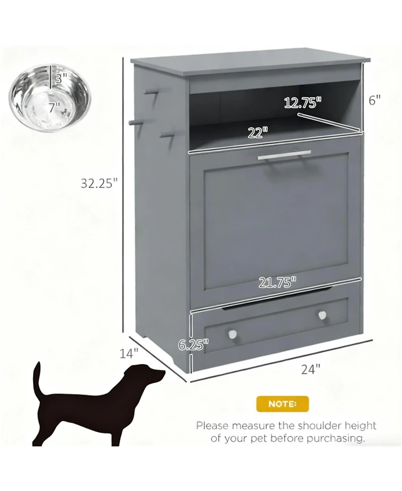 Aostirmotor Dog Feeders with Dog Raised Bowls