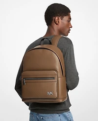 Michael Kors Men's Logo Printed Front Zip Backpack