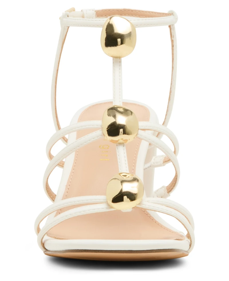 Madden Girl Women's Layla Embellished Strappy Block Heel Sandals