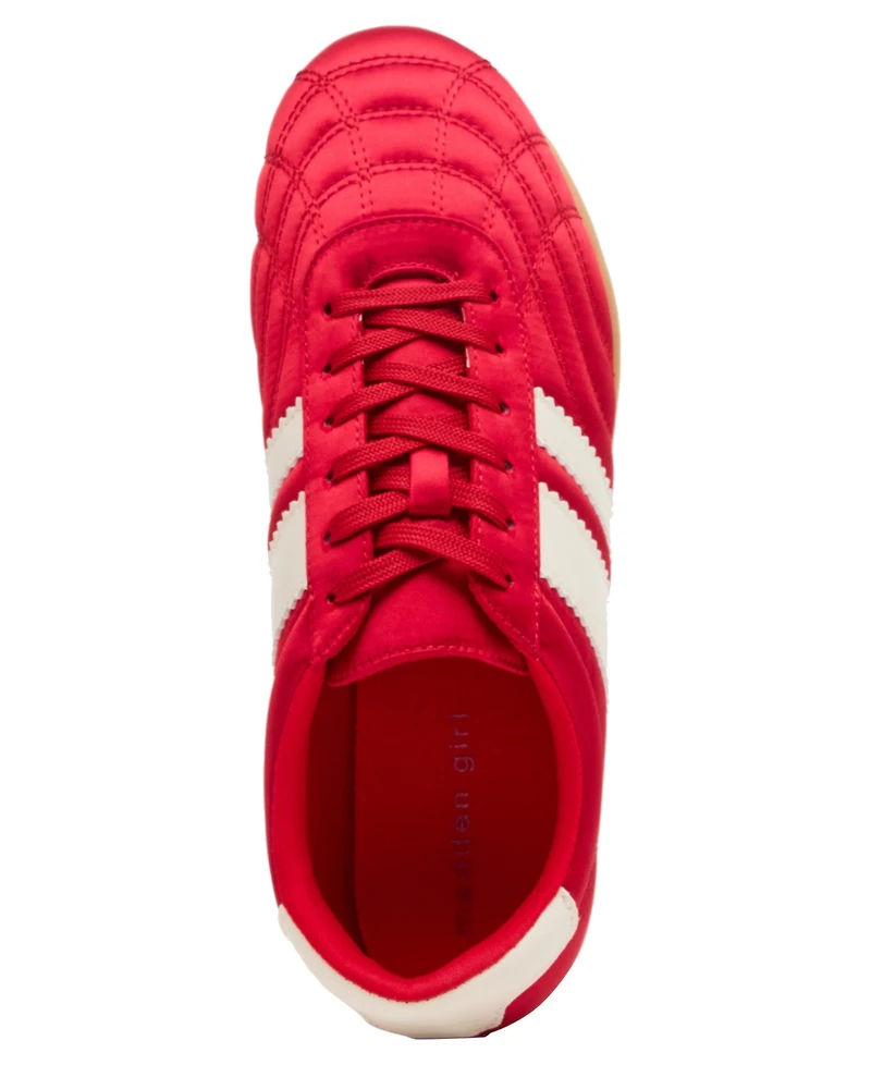 Madden Girl Women's Posh Quilted Lace-Up Sneakers