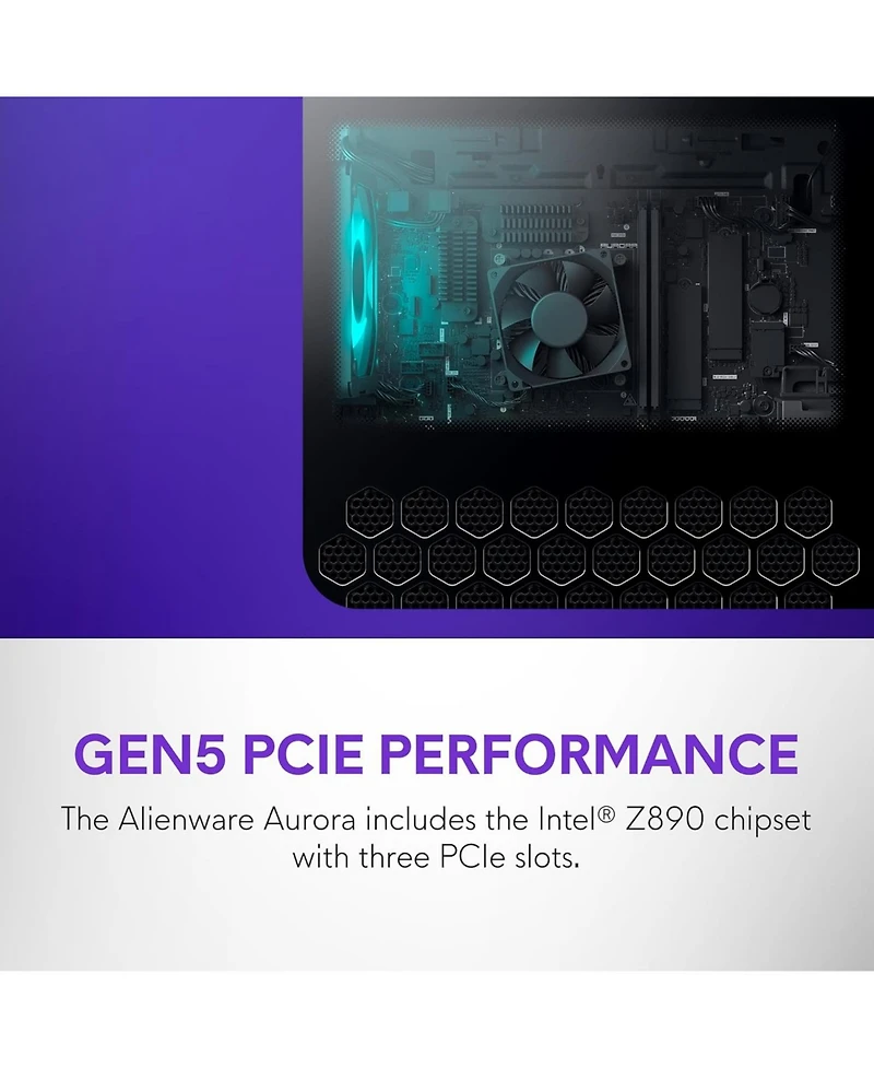 Dell Alienware Aurora Tower Desktop Intel Core Ultra 7 32GB Ram Nvidia GeForce Rtx 5070 1TB Ssd Storage Windows 11 Home - Black