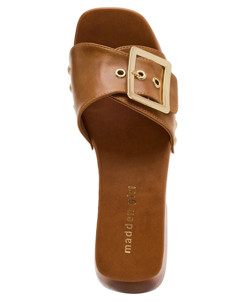 Madden Girl Woodlandd Platform Block-Heel Sandals