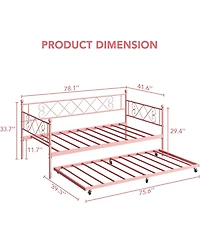 Gaomon Easy Assembly Daybed Space Saving, for Living Room
