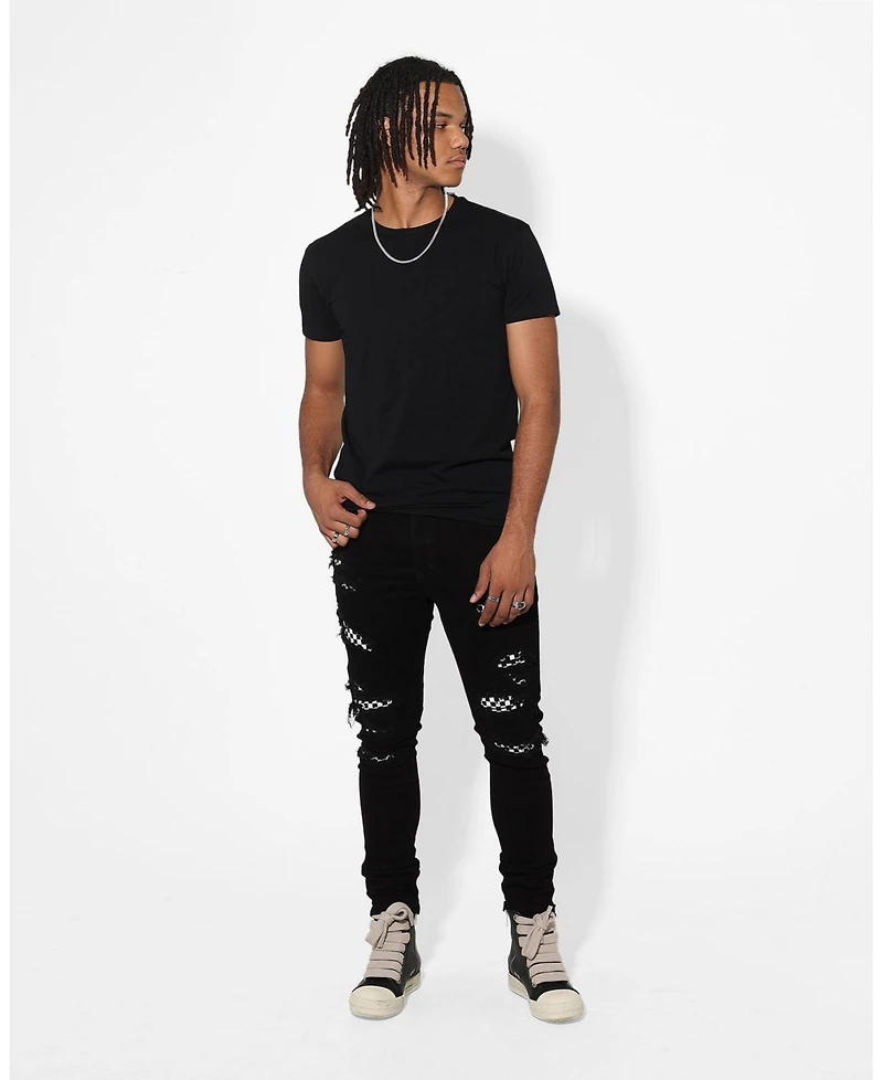 Saint Morta Men's Checks Summum Jeans