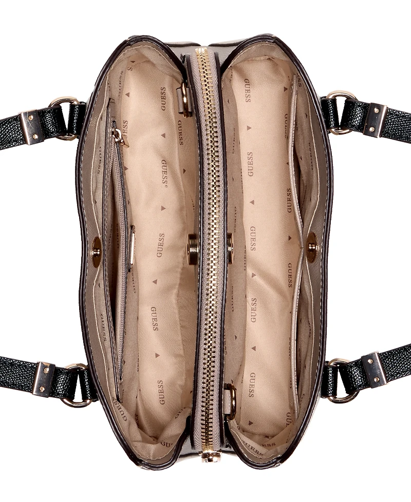 Guess Lyndi Zip-Around Small Girlfriend Satchel Bag