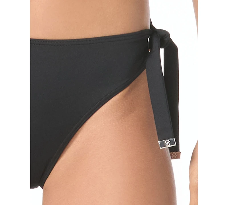 Michael Kors Women's Grommet Mid Rise Swim Bottoms