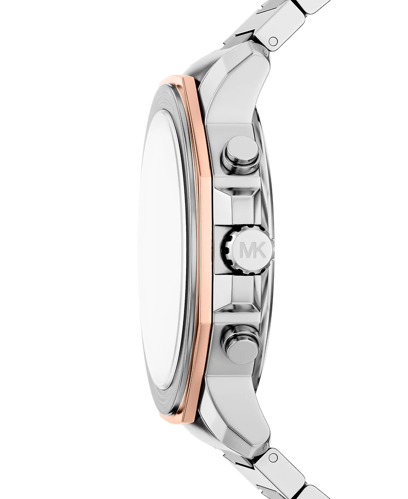 Michael Kors Men's Prescott Chronograph Two-Tone Stainless Steel Watch, 44mm