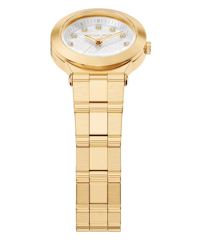 Michael Kors Women's Billie Three-Hand Gold-Tone Stainless Steel Watch, 26mm