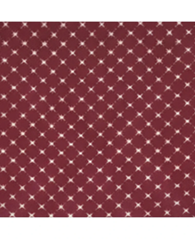 Rlf Home Passat Cornice 100% Cotton Rod Pocket Window Valance 50" x 17" Red