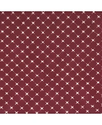 Rlf Home Passat Cornice 100% Cotton Rod Pocket Window Valance 50" x 17" Red