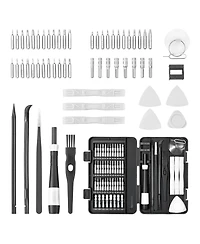 Mecale 59-Piece Precision Screwdriver Set, Phillips, Flat, Torx & Pentalobe Bits with Tweezer, Small Repair Tool Kit