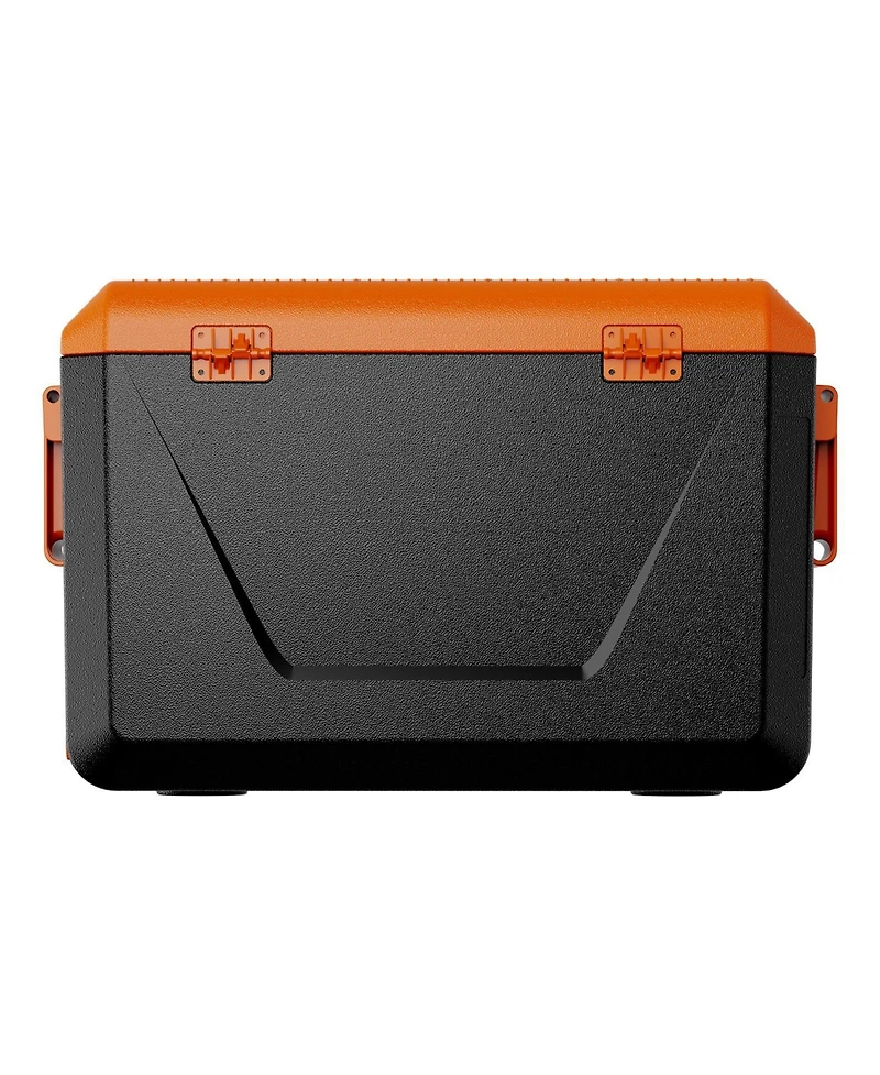 Mecale 63 Qt Hard Cooler, Insulated Portable Cooler with Ice Retention, Heavy-Duty Handles, Cup Holder, Lightweight Rigid Design