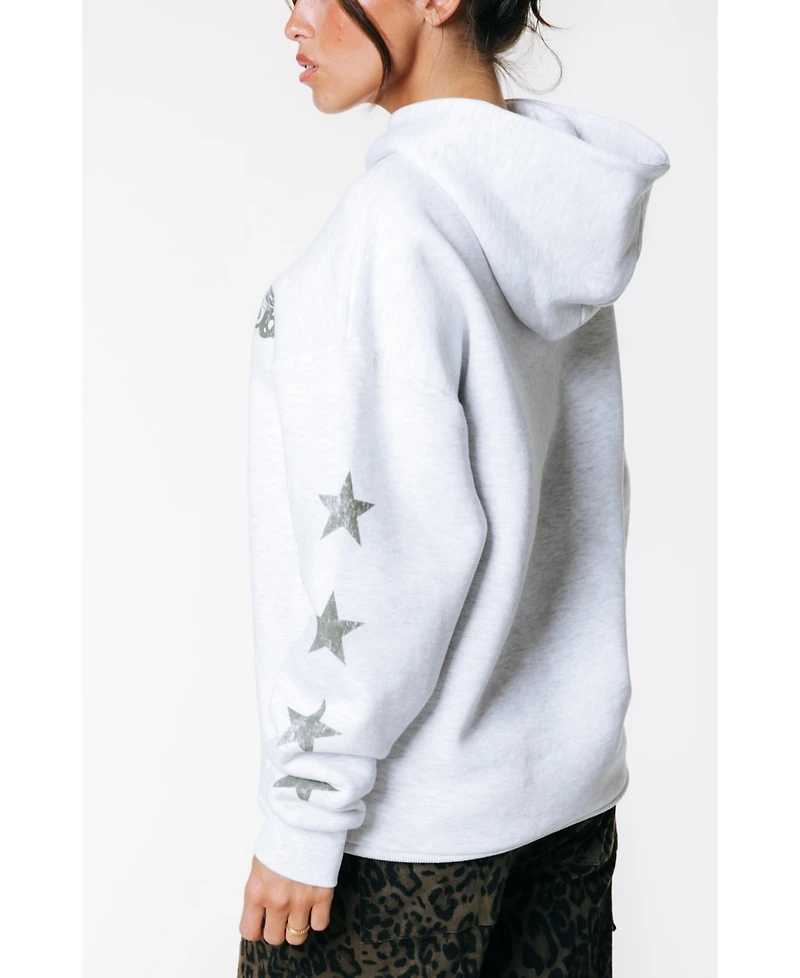 Colourful Rebel Women's Star Logo Clean Hoodie