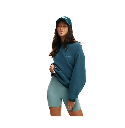 Cotton On Women's Active Plush Mock Neck Sweatshirt