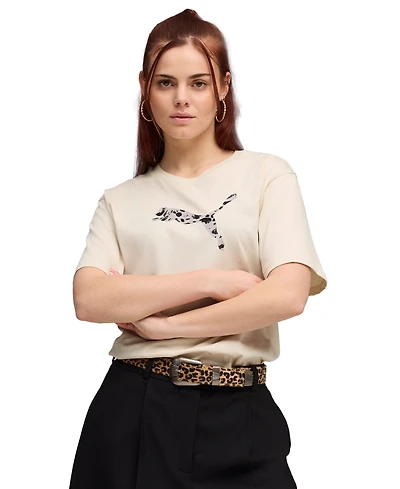 Puma Women's Animal Graphic Crew Neck T-Shirt