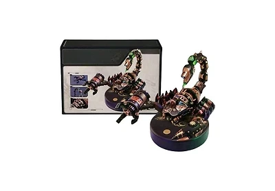 Robotime 3D Puzzle Emperor Scorpion Beetle Diy Moveable Mechanic Organism Series Steampunk Design Funny Toys for Kids Child Model Kit