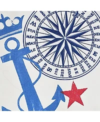 Rlf Home Ralph Lauren Navigator Regal 100% Cotton Rod Pocket Lined Window Valance 50" x 17" Off White