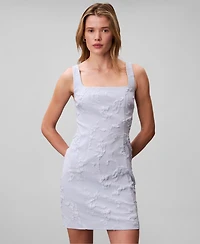 Calvin Klein Women's Floral Square Neck Mini Dress