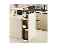 gaomon Plastic Rack Bathroom Narrow Storage Cabinet Toilet Side Storage Cabinet Toilet Gap Storage Cabinet Storage Cabinet