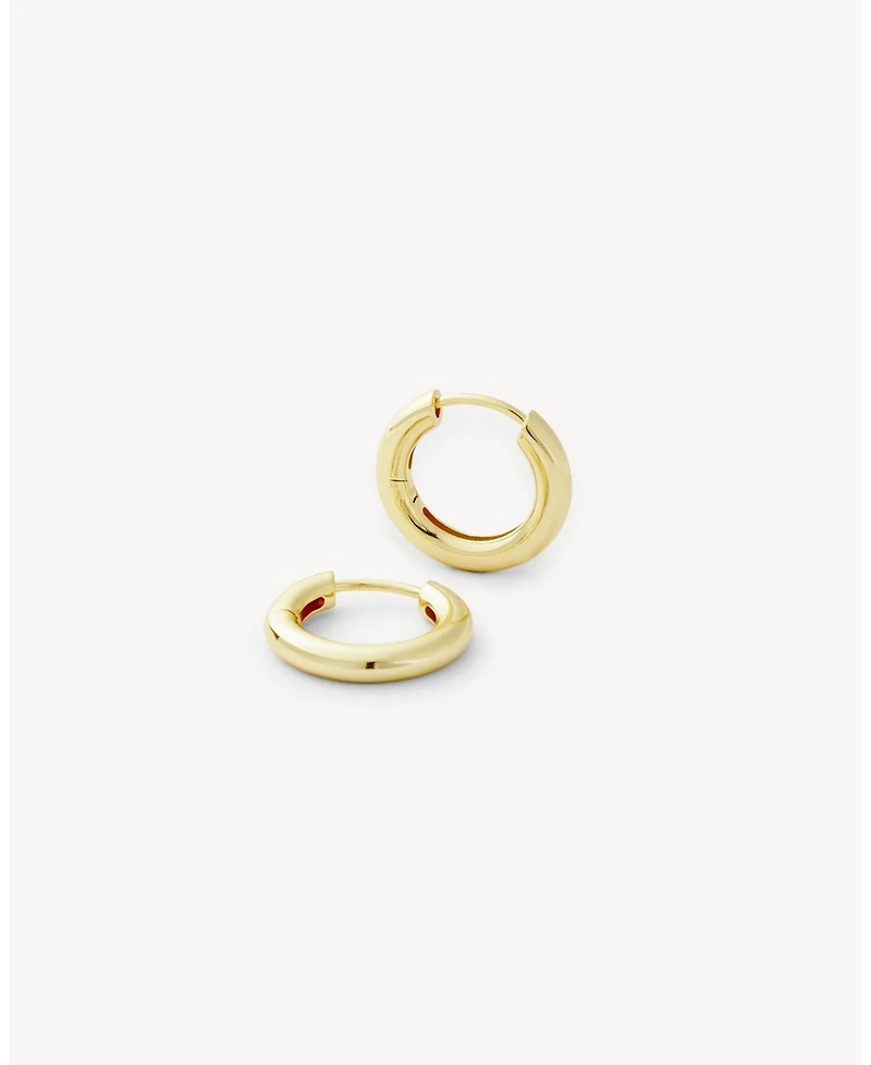 Machete Petite Hoops in Gold