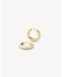 Machete Petite Hoops in Gold