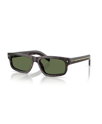 Prada Men's Rectangle Polarized Sunglasses, Pr B11S