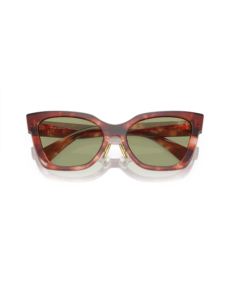 Miu Miu Women's Square Sunglasses, Mu 02ZS