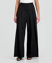 Bar Iii Women's Pleated Wide-Leg Pants, Macy's Exclusive