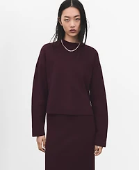 Mango Women's Round-Neck Knitted Sweater