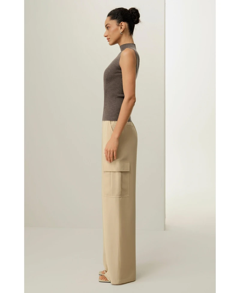 Lilysilk Women's Seamless Knit Washable-Wool Vest