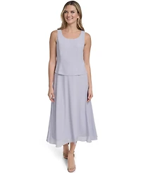 Jessica Howard Women's Swing Inset Waist Dress