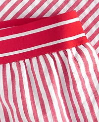 On 34th Women's Striped Boxer-Style Shorts, Macy's Exclusive
