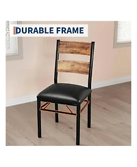 Gaomon Kitchen Table Home Dining Table Set For 2 Wood Kitchen Table for Dining Room, Home Office