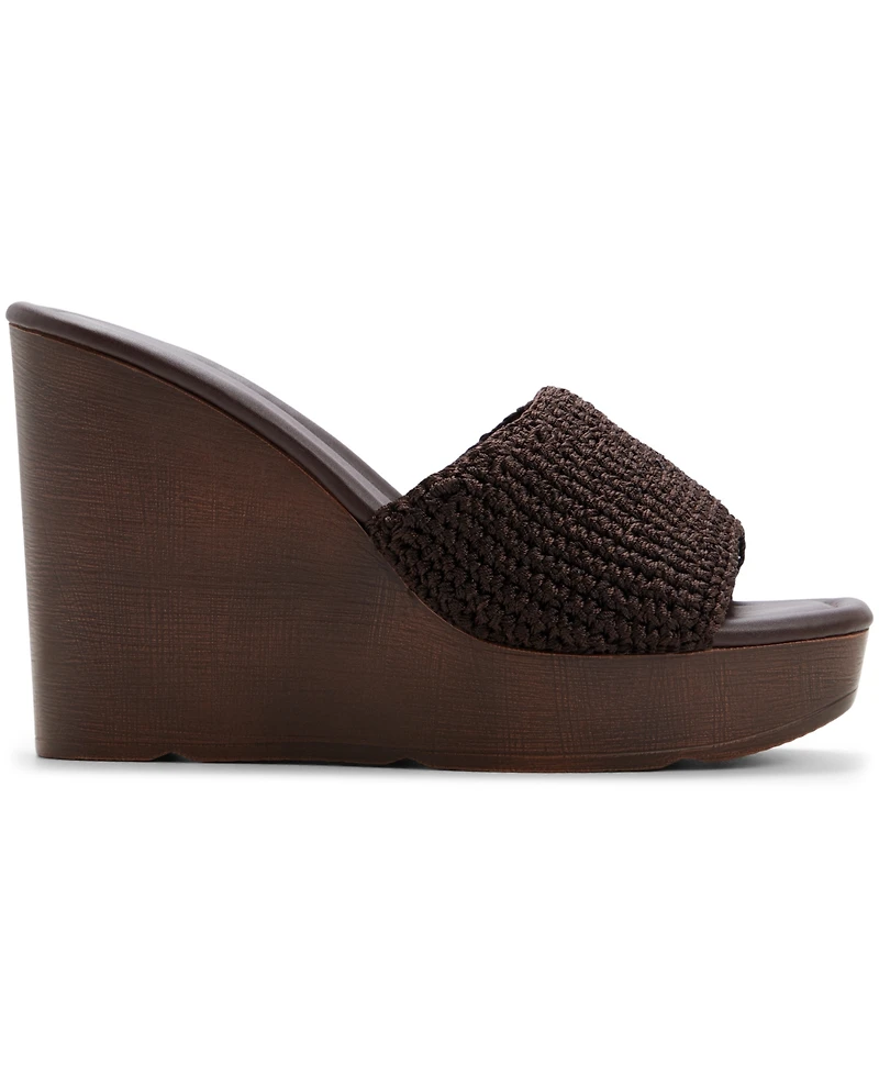 Aldo Women's Grounded Slip-On Wedge Sandals