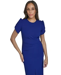 Vince Camuto Women's Scuba Crepe Crewneck Bodycon Dress