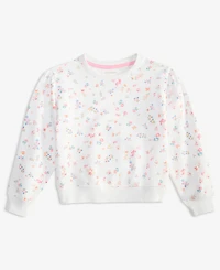 Epic Threads Girls' Xs-xl Floral-Print Crewneck Sweatshirt, Macy's Exclusive