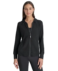 Dkny Women's Sport Zip-Front Hoodie Jacket
