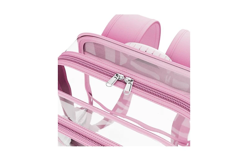 Contixo Clear Backpack for Kids & Adults, Stadium & School Approved, Waterproof Pvc Bookbag, 16.9"H x 13.7"L x 6.6"W