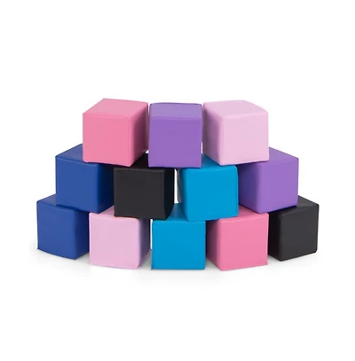 Hongge Soft Foam Play Blocks Set for Toddler Stacking and Sensory Learning
