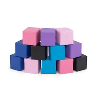 Hongge Soft Foam Play Blocks Set for Toddler Stacking and Sensory Learning